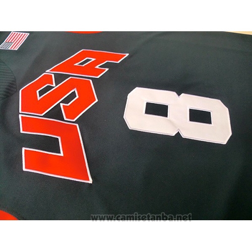 Camiseta USA 2012 Deron Williams #8 Negro